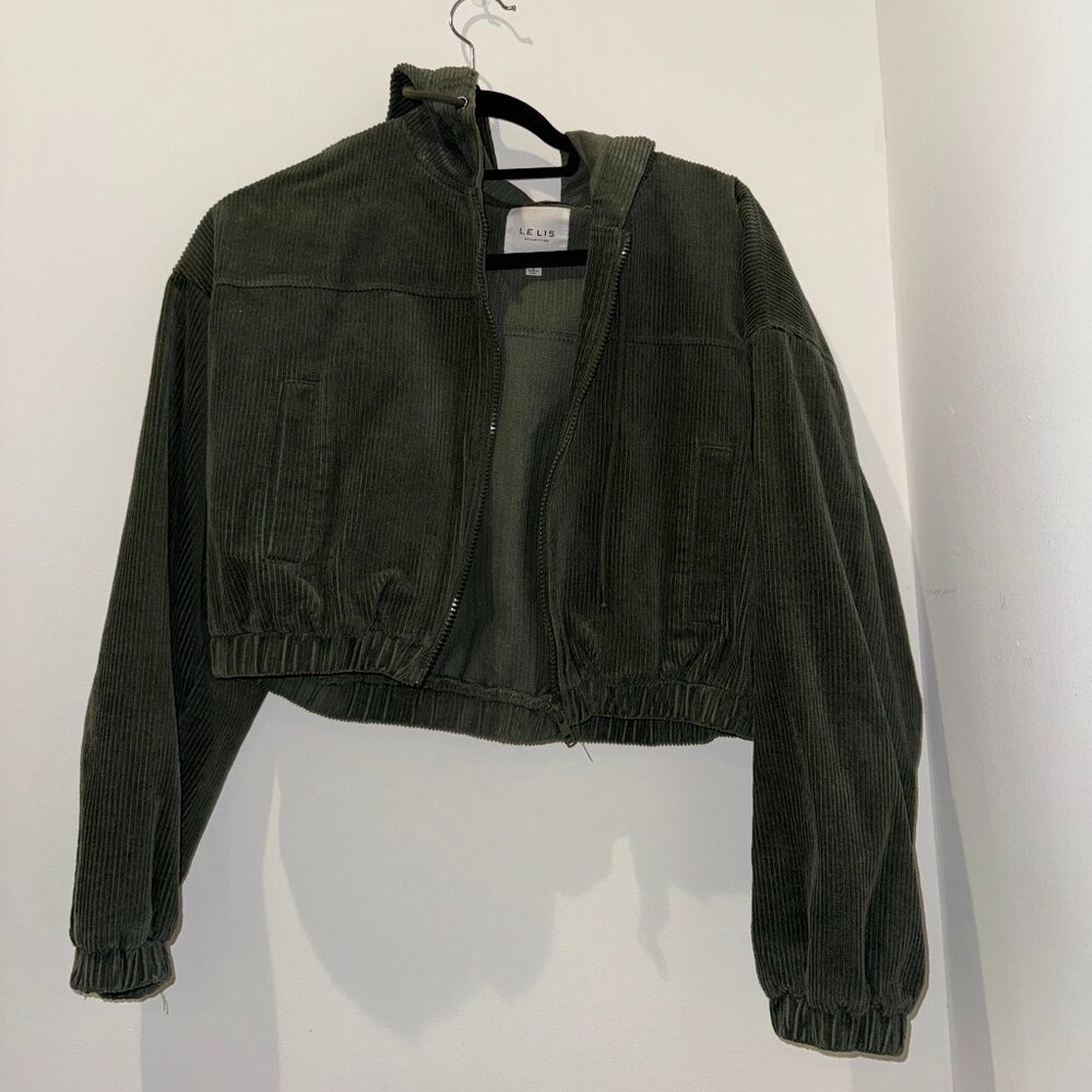 Le Lis Cropped corduroy jacket